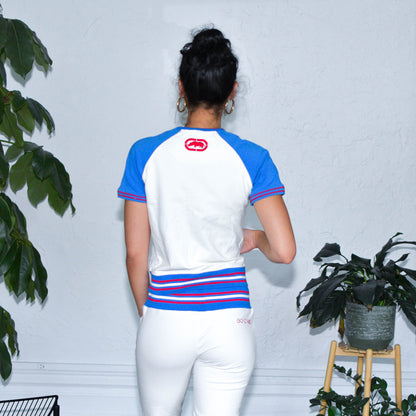 Vintage Y2K Femme Ecko Red Cropped Track Suit