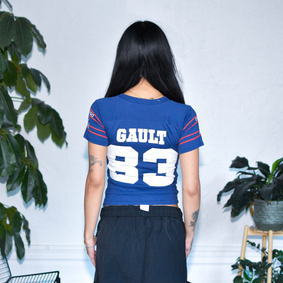 Vintage 80s Chicago Bears Femme Jersey T-Shirt