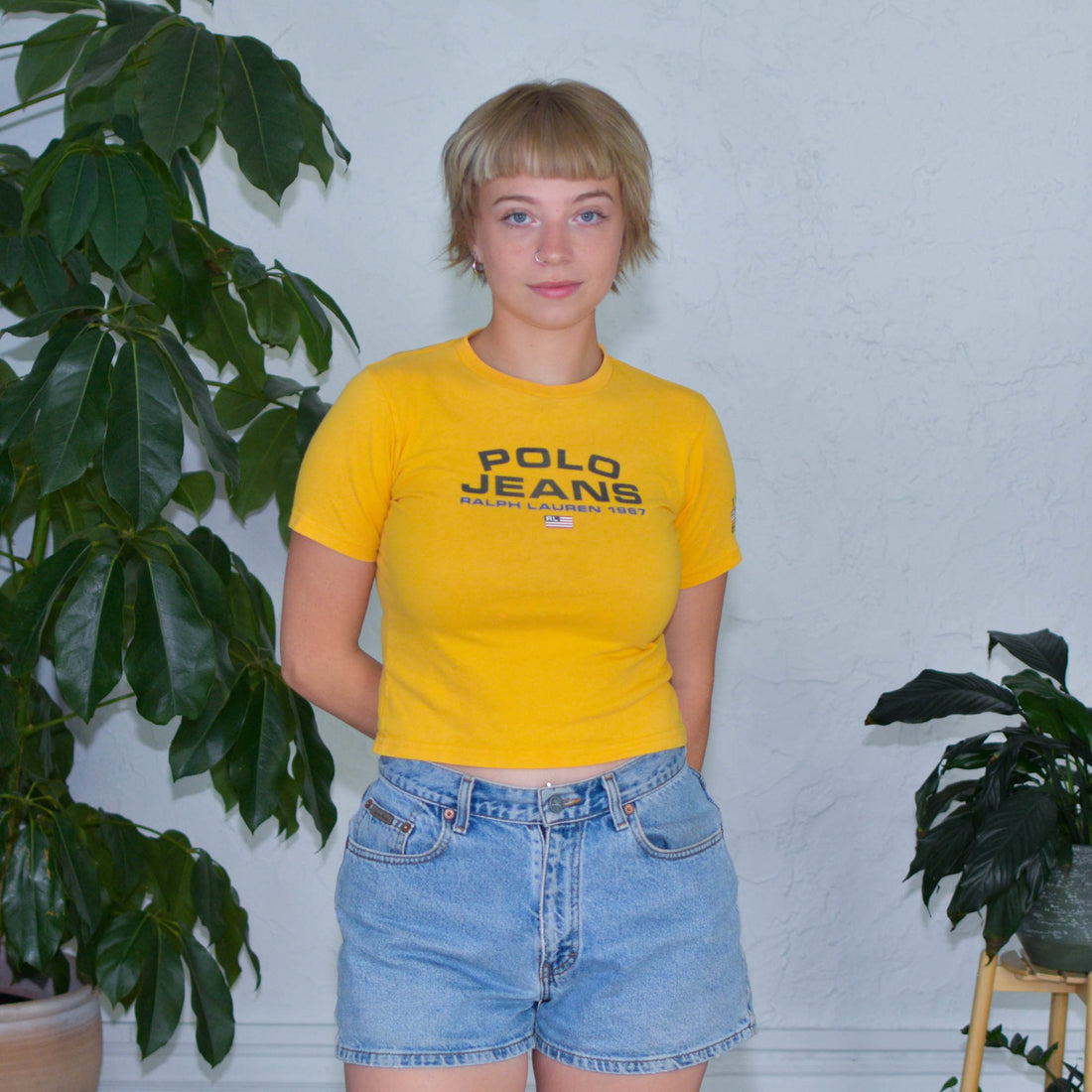 Vintage Y2K Polo Jeans Co. Baby Tee
