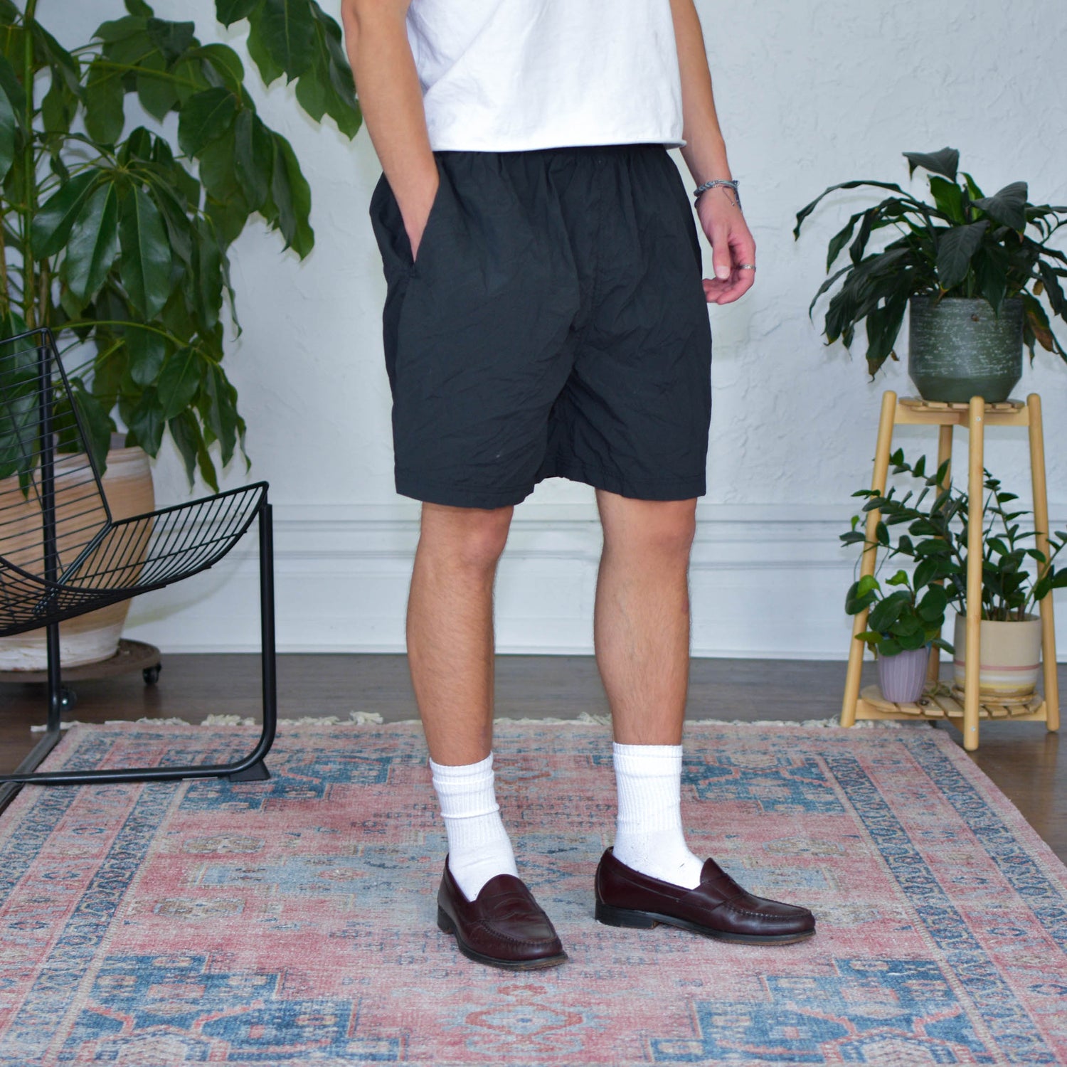 Vintage Adidas Nylon Athletic Shorts